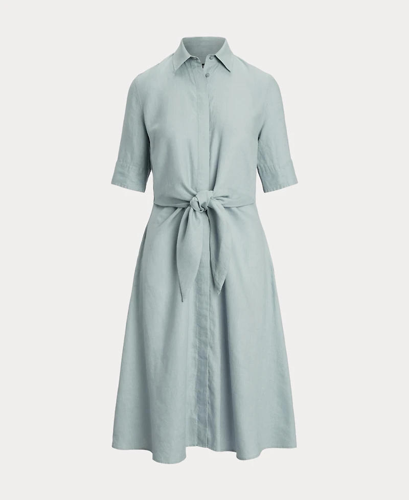 Lauren Ralph Women's Linen Shirtdress