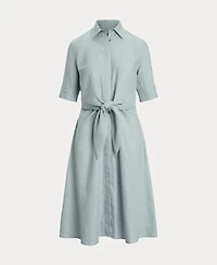 Lauren Ralph Women's Linen Shirtdress
