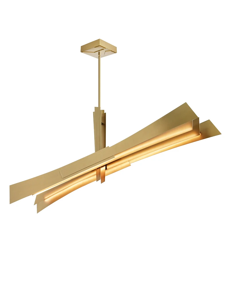 Cwi Lighting 27" Metal Solara Integrated Led Chandelier