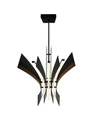 Cwi Lighting 27" Metal Solara Integrated Led Chandelier