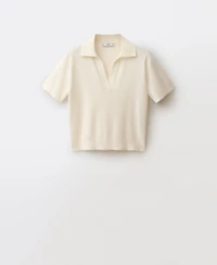 Mango Women's Wool-Blend Polo-Neck Sweater