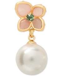 kate spade new york Gold-Tone Pastel Petals Drop Earrings
