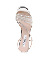 Nina Women's Abbi Asymmetrical Evening Sandals
