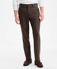 Hugo by Boss Men's Modern-Fit Herringbone Suit Pants
