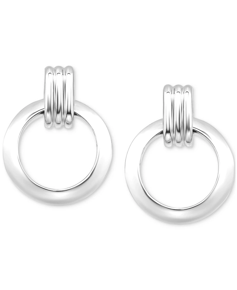 Giani Bernini Doorknocker Drop Earrings (3/4") in 18k Gold-Plated Sterling Silver (also in Sterling Silver), Exclusively at Macy's