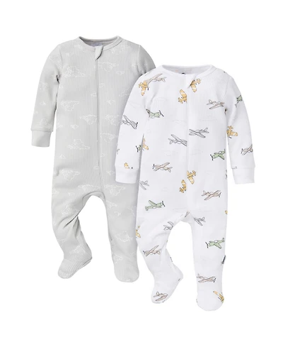 Gerber Baby Boys 2-Pack Sleep 'N Plays, Playground, 6-9M