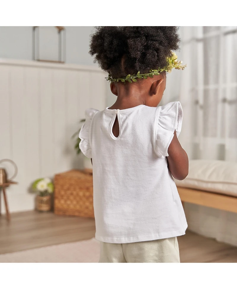 Gerber Baby Girls Coordinating Shirts and Short Set