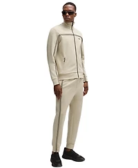 Boss by Hugo Men's Tape Insert Zip-Up Sweatshirt