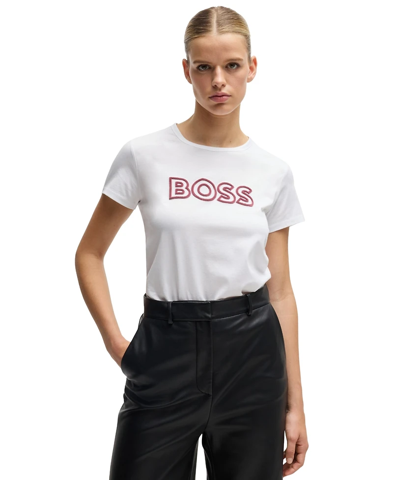 Boss by Hugo Boss Women's Logo Detail T-Shirt