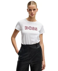 Boss by Hugo Boss Women's Logo Detail T-Shirt