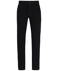 Boss by Hugo Men's Stretch-Cotton Satin Slim-Fit Chinos