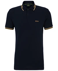 Boss by Hugo Men's Stretch-Cotton Slim-Fit Polo Shirt