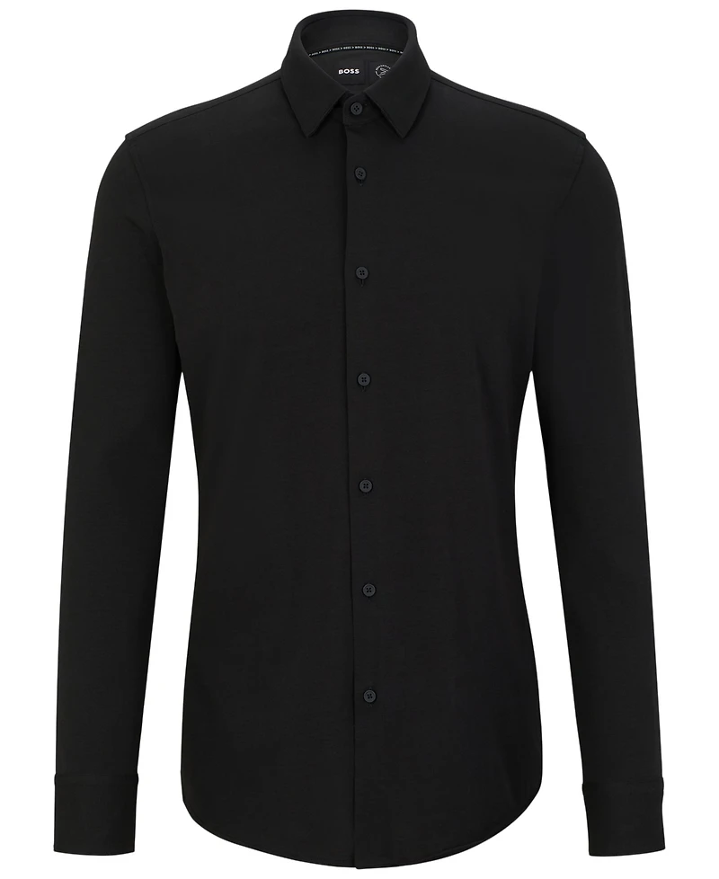 Boss by Hugo Men's Performance-Stretch Slim-Fit Dress Shirt