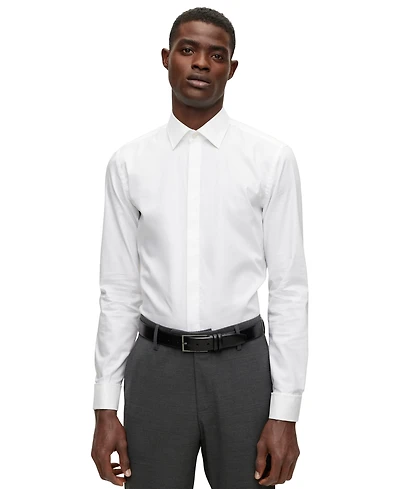 Boss by Hugo Men's Easy-Iron Stretch Cotton Slim-Fit Dress Shirt