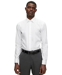 Boss by Hugo Men's Easy-Iron Stretch Cotton Slim-Fit Dress Shirt