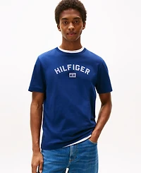 Tommy Hilfiger Men's Flocked Logo T-Shirt