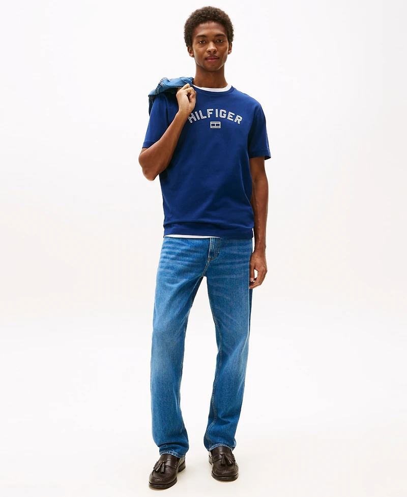 Tommy Hilfiger Men's Flocked Logo T-Shirt