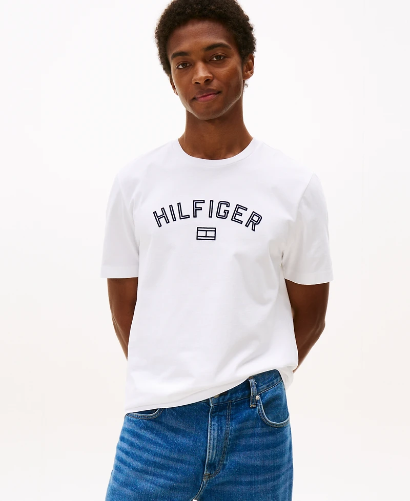 Tommy Hilfiger Men's Flocked Logo T-Shirt