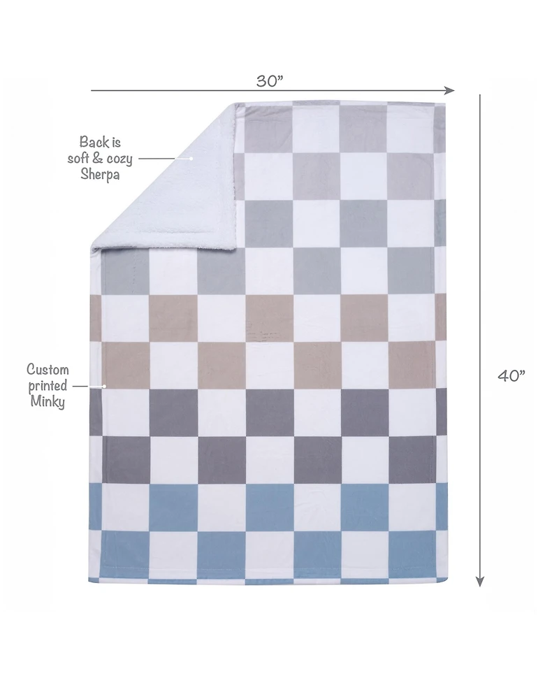 Lambs & Ivy Little Racer 3-Piece Cars/Transportation Baby Crib Bedding Set