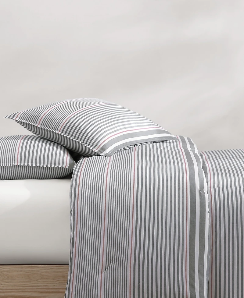 Tommy Hilfiger Danbury Stripe Cotton 2-Pc. Duvet Cover Set, Twin