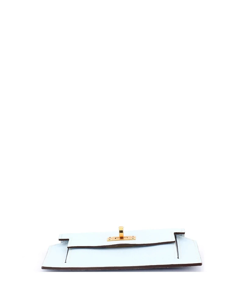 Pre-Owned Hermes Kelly Pocket Compact Wallet Chevre Mysore