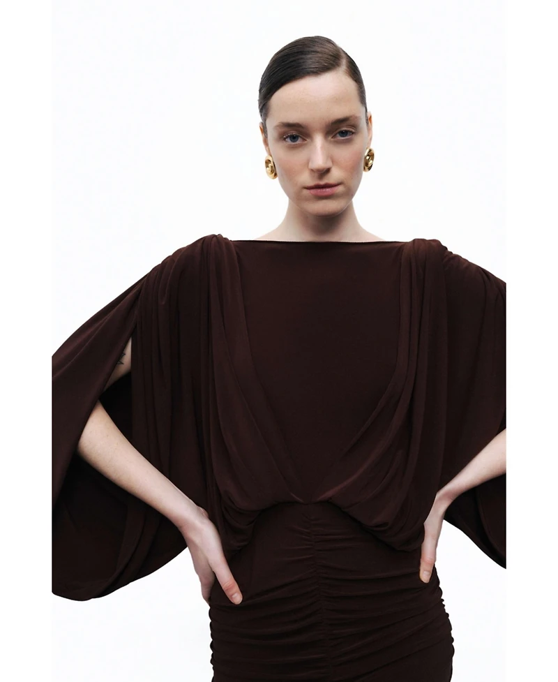 Nocturne Women's Draped Maxi Dress