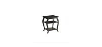 Bow Leg Square End Table for Living Room or Bedroom Decor