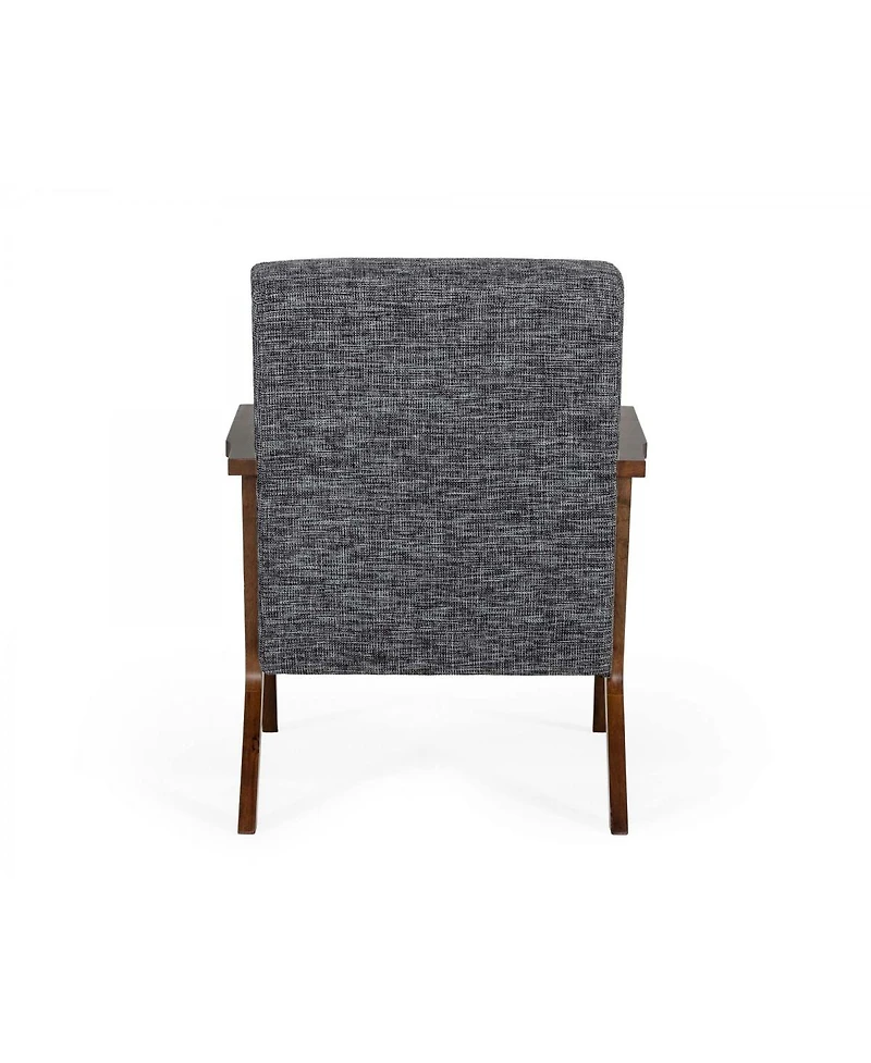 Solid Color Accent Armchair – Comfortable Upholstered Chair for Stylish Living Room or Office Decor
