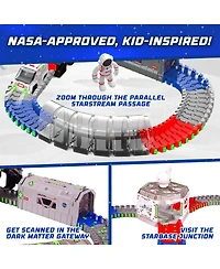 Usa Toyz Lunar Loop Nasa Space Tracks Playset 225 Pieces