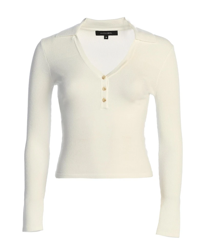 Jluxlabel Women's Ashley Collared Top