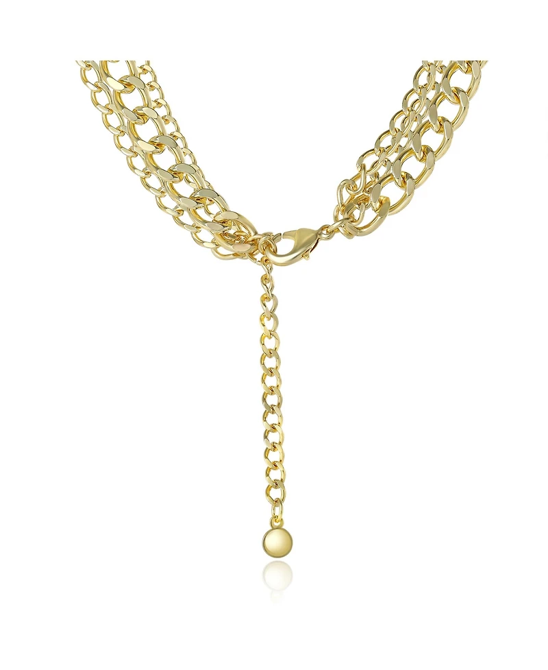 Jessica Simpson Gold-Tone Layered Chain Necklace Set