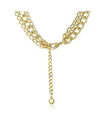 Jessica Simpson Gold-Tone Layered Chain Necklace Set