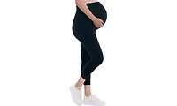 Motherhood Maternity Maternity Essential Stretch Secret Fit Over the Belly Crop Leggings - 2 Pack - Motherhood