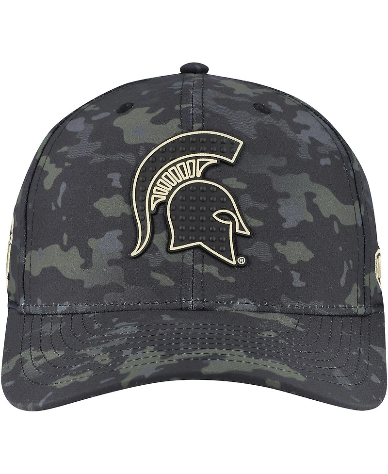 Top of the World Men's Black Michigan State Spartans Operation Hat Trick Adjustable Hat