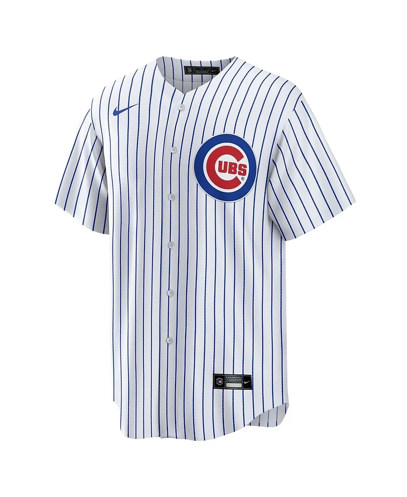 Nike Men's Dansby Swanson White Chicago Cubs Replica Player Jersey