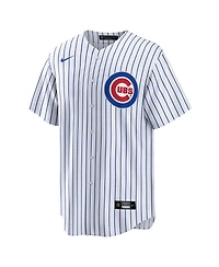 Nike Men's Dansby Swanson White Chicago Cubs Replica Player Jersey