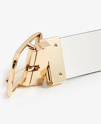 On 34th Reversible Faux-Leather Belt, Exclusively at Macy's