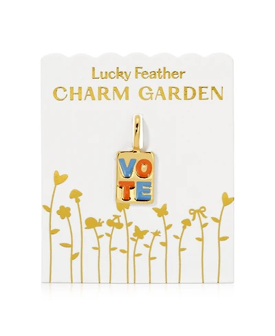 Lucky Feather Charm Garden - Gold