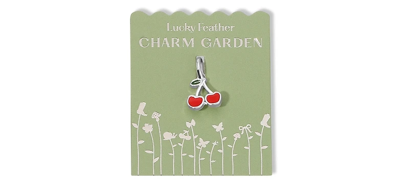 Lucky Feather Charm Garden - Silver