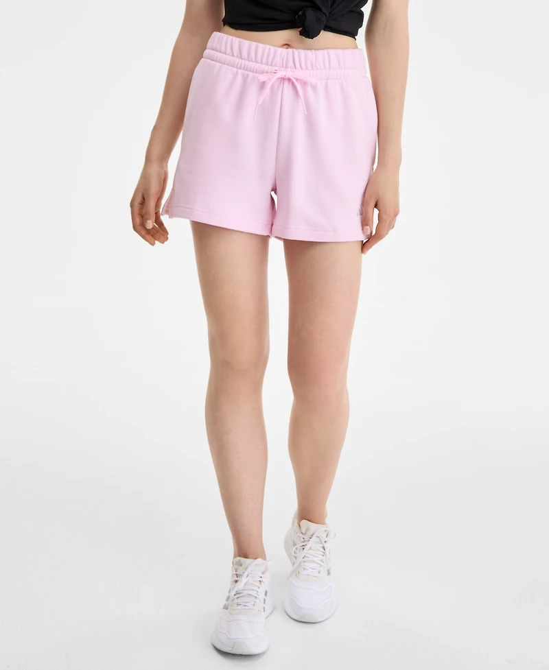 adidas Women's Essentials Small Logo Fleece Shorts