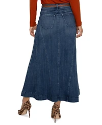 Liverpool Los Angeles Women's Denim Mermaid Maxi Skirt