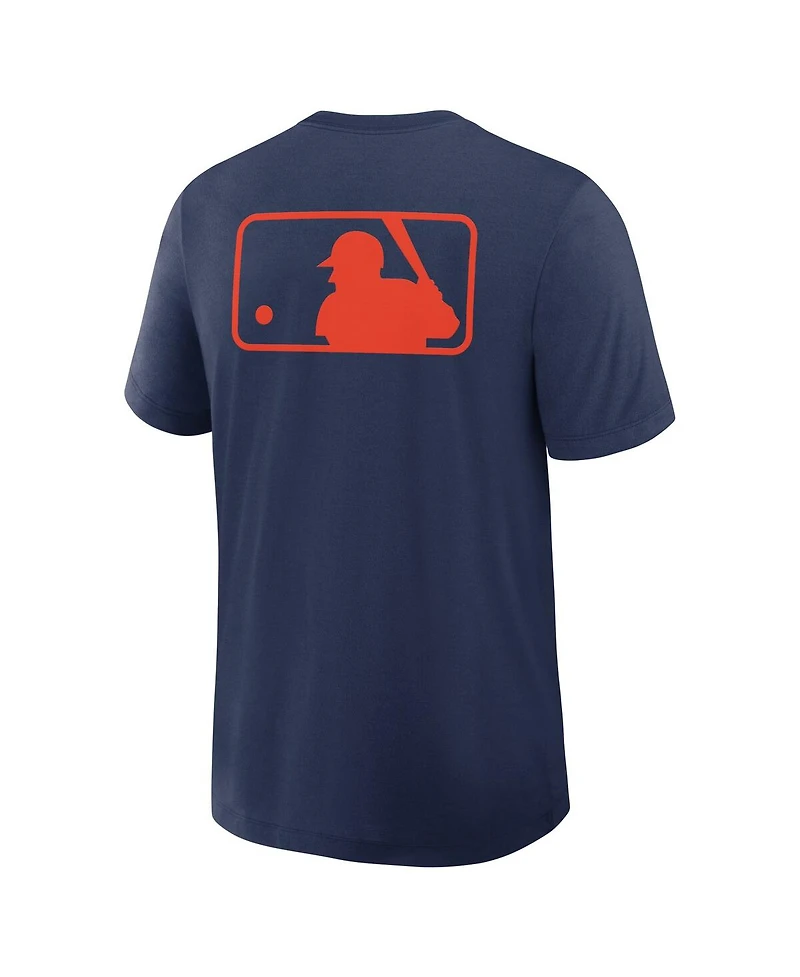 Nike Men's Navy Houston Astros Authentic Collection Early Work Tri-Blend Performance T-Shirt