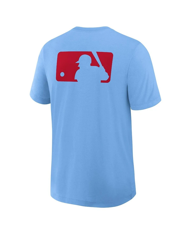Nike Men's Light Blue St. Louis Cardinals Authentic Collection Early Work Tri-Blend Performance T-Shirt