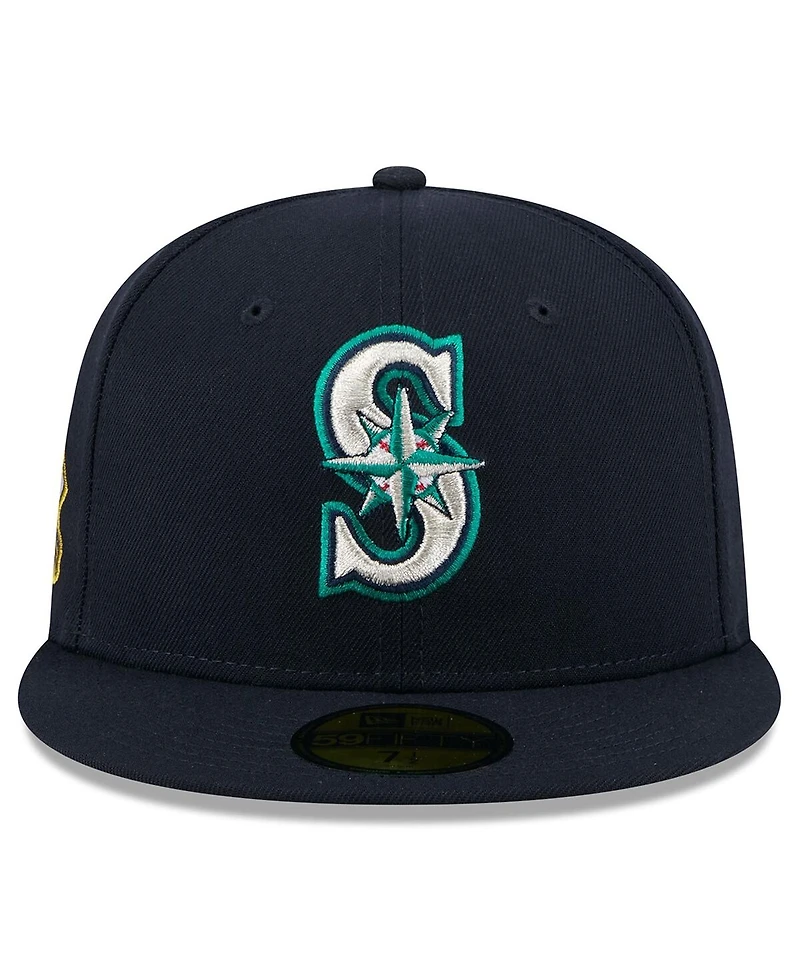 New Era Men's Navy Seattle Mariners 2025 Jackie Robinson Day 59FIFTY Fitted Hat