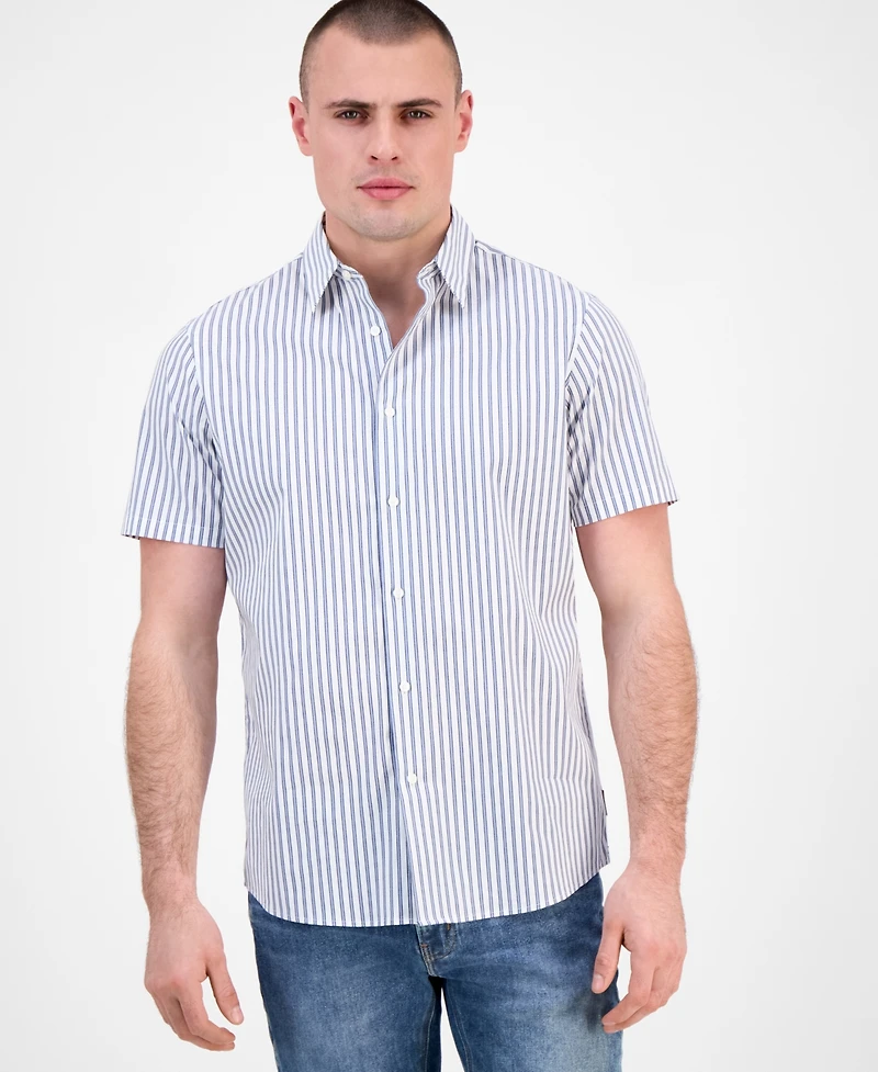 Michael Kors Men's Classic-Fit Stripe Shirt