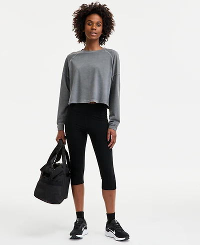 Id Ideology Women's Studio Cropped Leggings, Exclusively at Macy's
