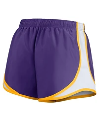 Nike Women's Purple Lsu Tigers Spring Break Tempo Performance Shorts