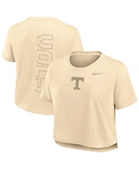 Nike Women's Tan Tennessee Volunteers Performance Cropped T-Shirt