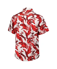 Tommy Bahama Men's Red Kansas City Chiefs Sunnyvale Blooms Camp Button-Up Shirt