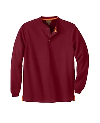 KingSize Big & Tall Bonded Sherpa Waffle Henley